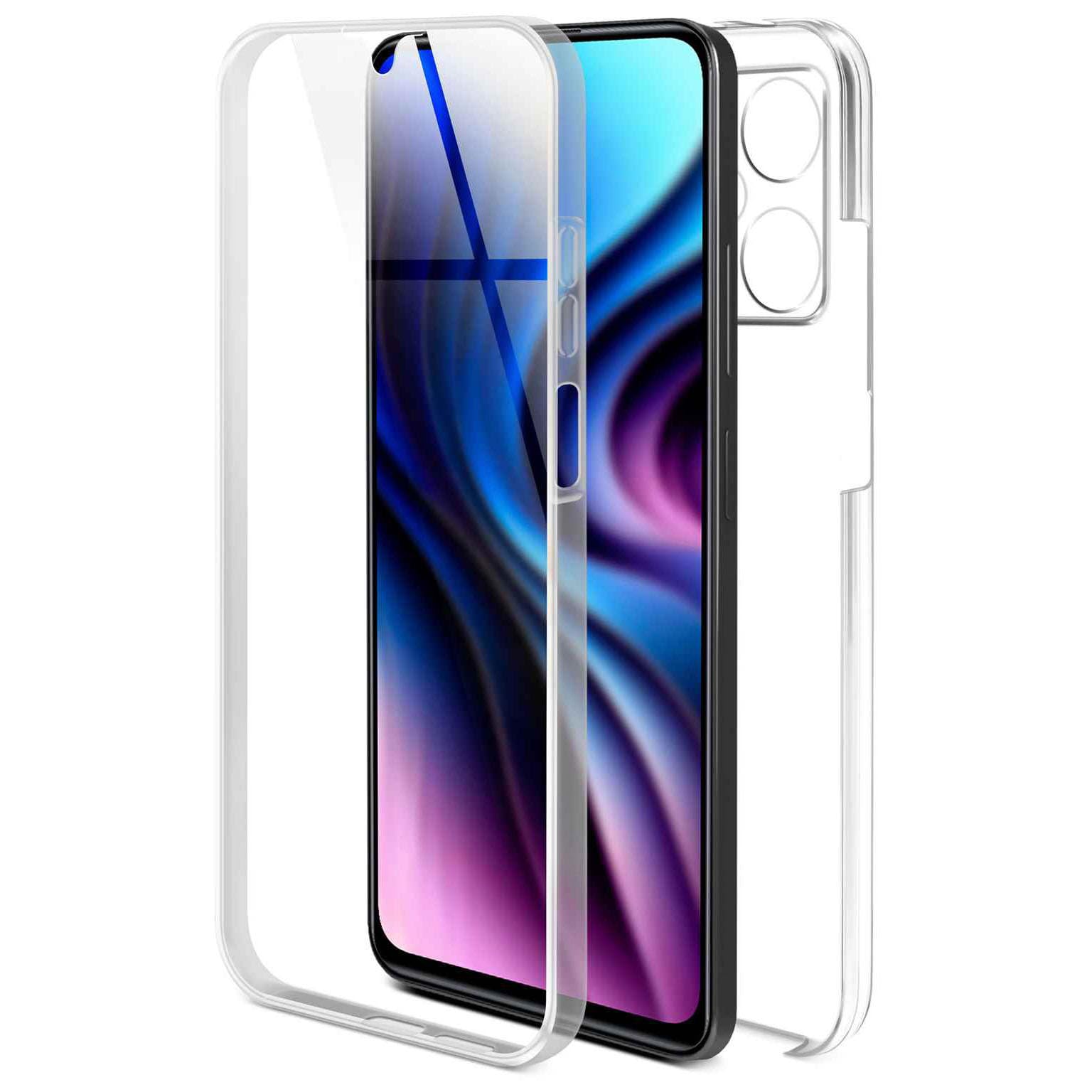 Coque tactile Xiaomi Redmi Note 12 Pro+ 5G etui silicone transparent integral 360 - 8