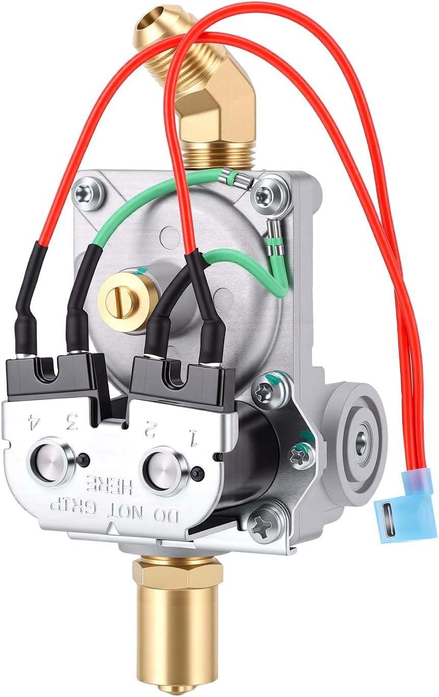 GC10A-4E 92089 RV Water Heater Control Valve, for OEM 93844/93870 93321/92078/93869/92089, Replacement for Atwood 10/6 Gal Water Heaters