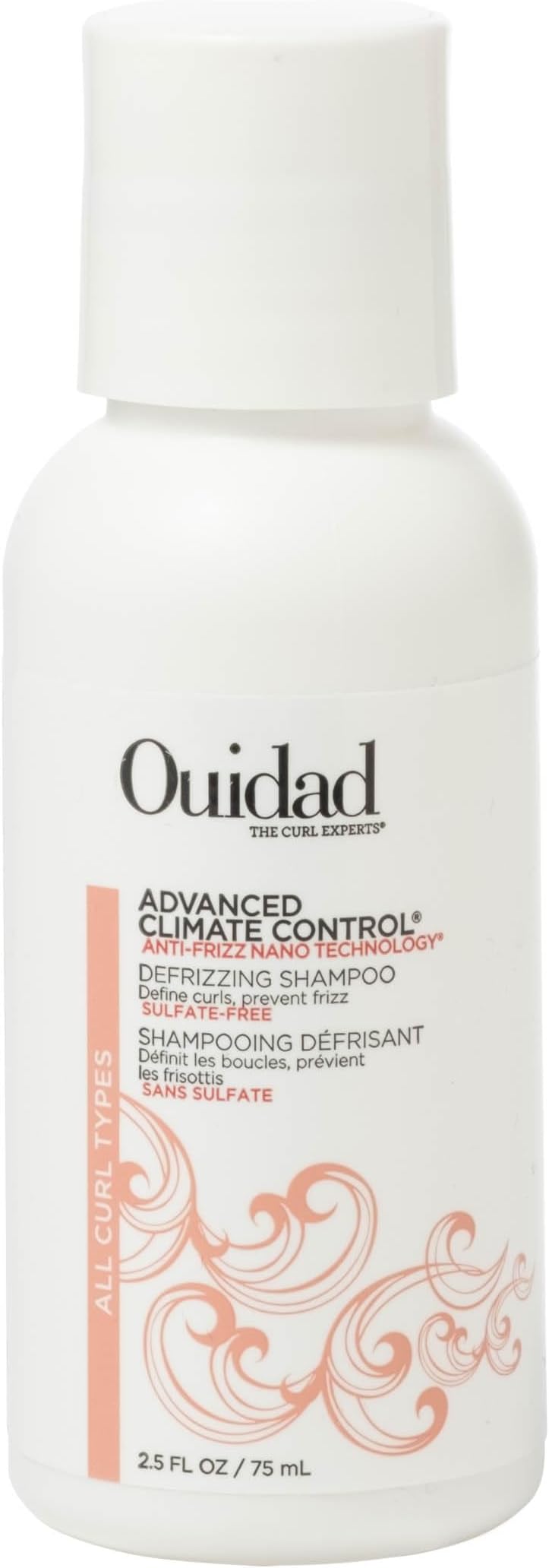 Ouidad Advanced Climate Control Defrizzing Shampoo for Curly Hair – Sulfate-Free Gentle Hair Cleanser with Shea Butter, Locks In Moisture & Locks Out Frizz, Helps Define & Repair Curls, All Curl Types