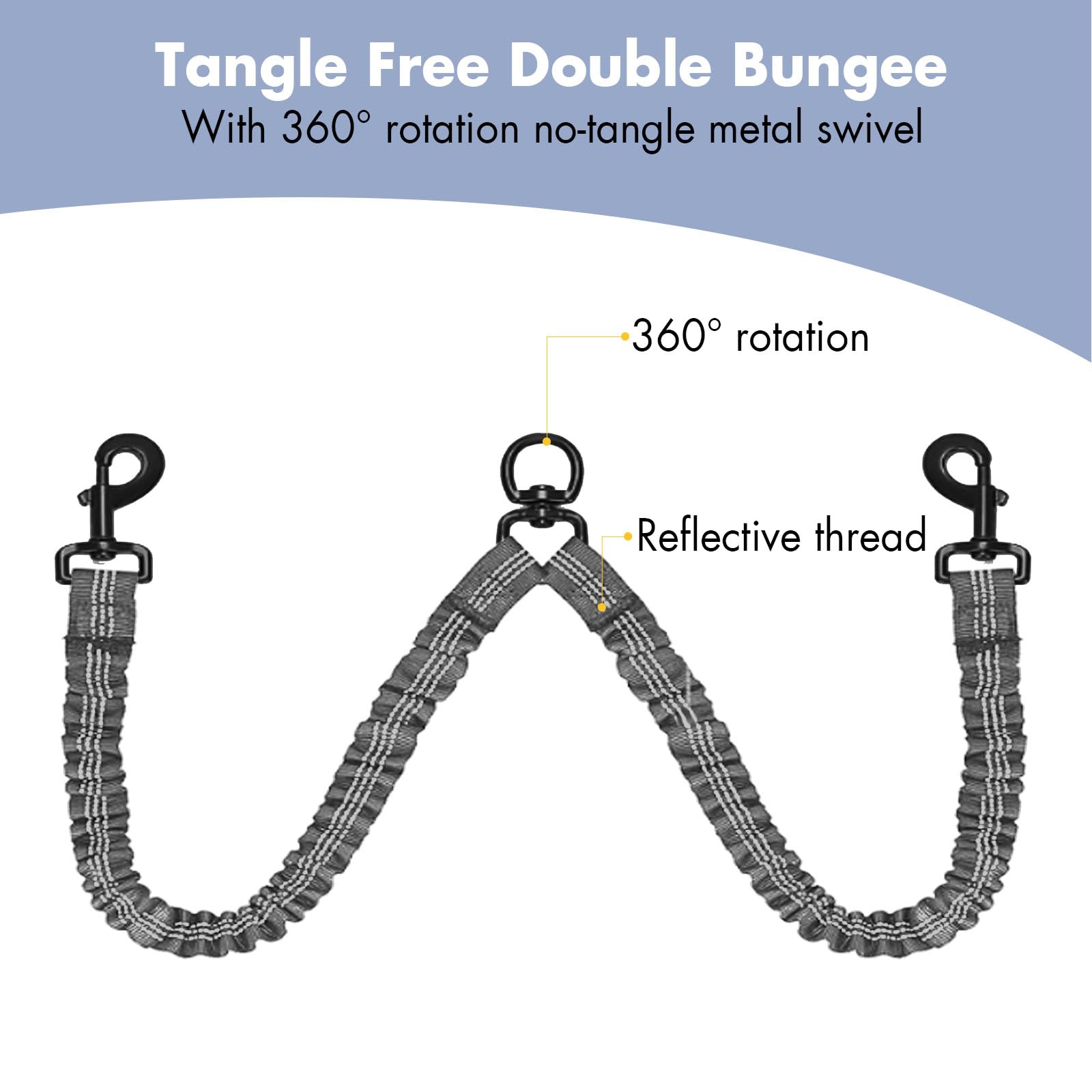 Double Dog Leash Aazon.co : U-pick Dual Dog Leash,,Shock