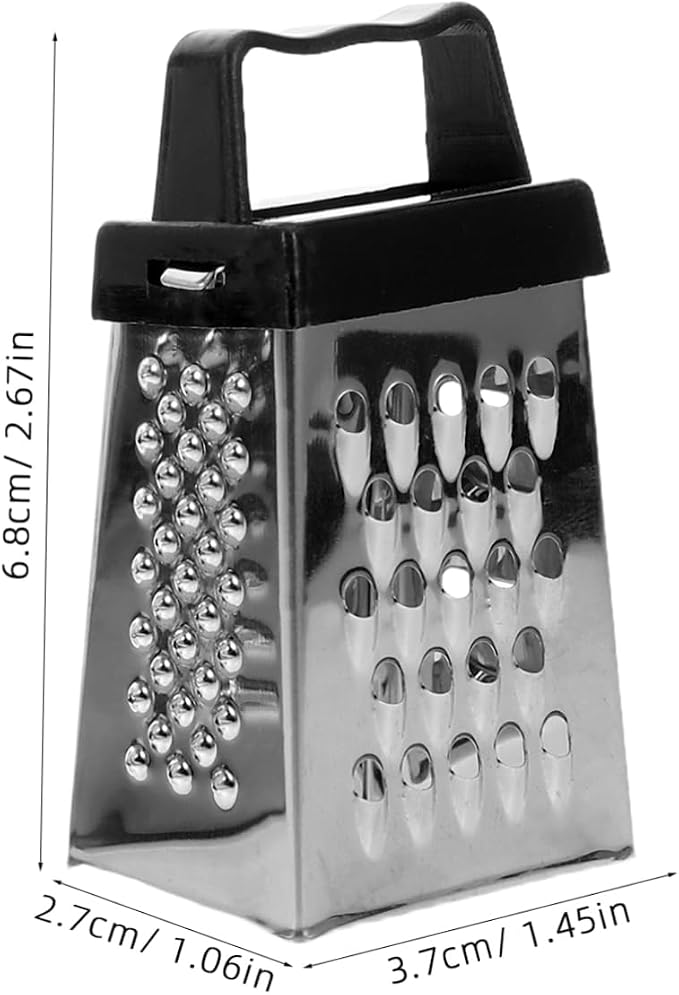 Rallador mini acero inoxidable PRETYZOOM compacto miniatura 3