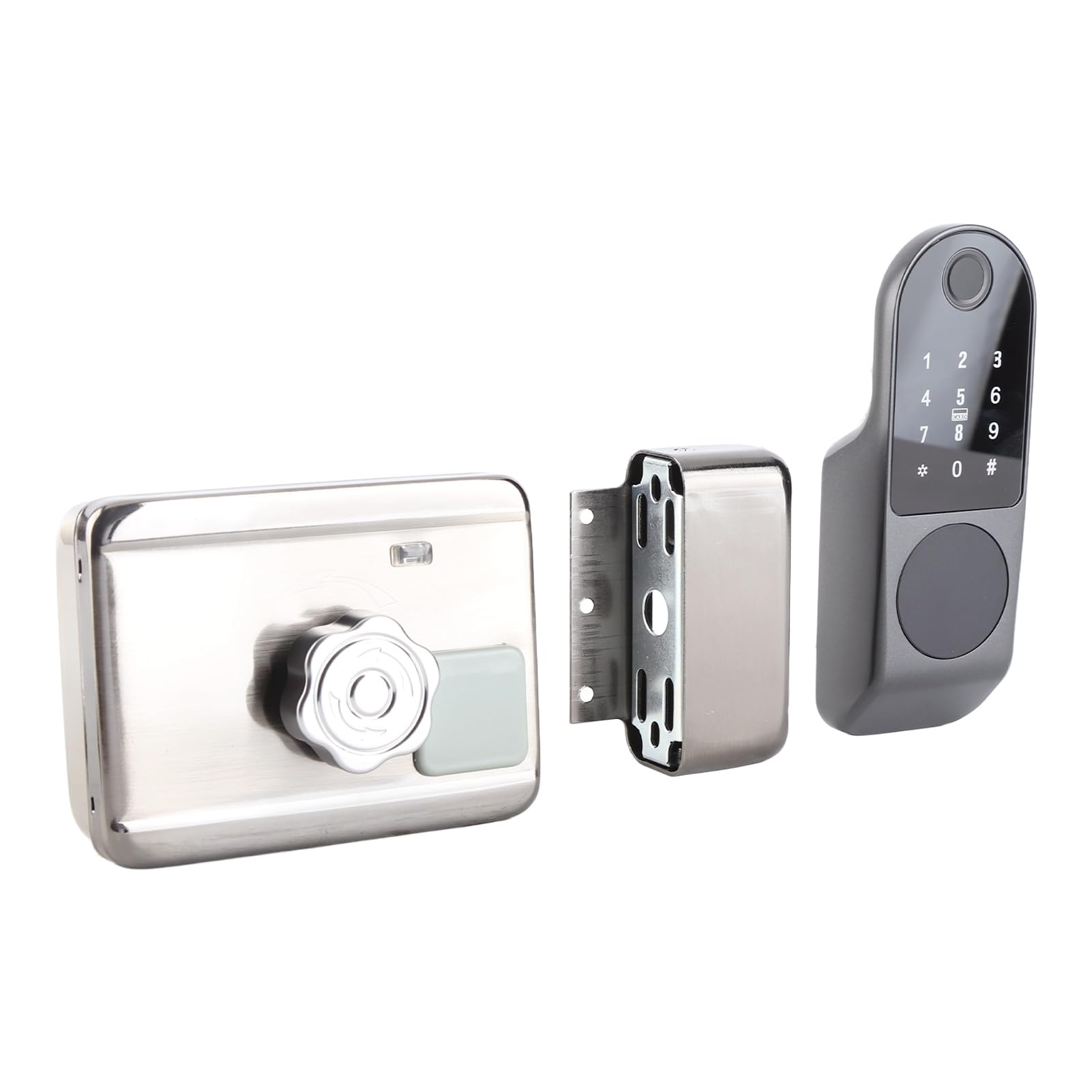 Serrure de porte Wi-Fi intelligente avec empreinte digitale pour entrée sans clé sécurisée