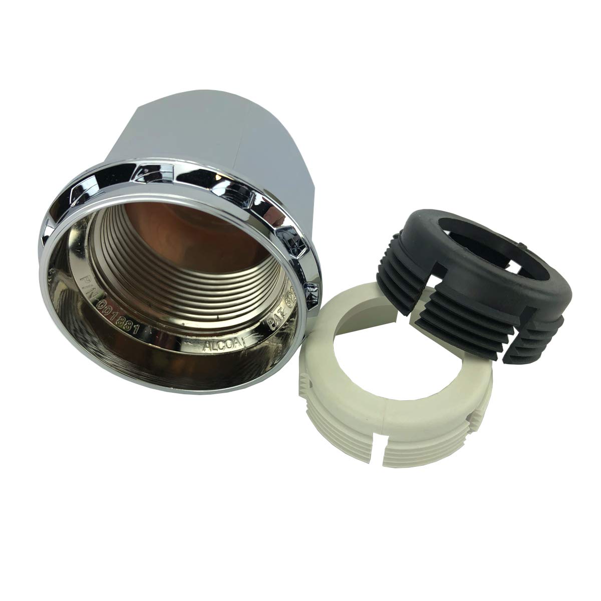 ALCOA Wheels, 10 Pieces of H-188, 33mm Hex Flange Hug A Lug Nut Covers with Inner Clamps