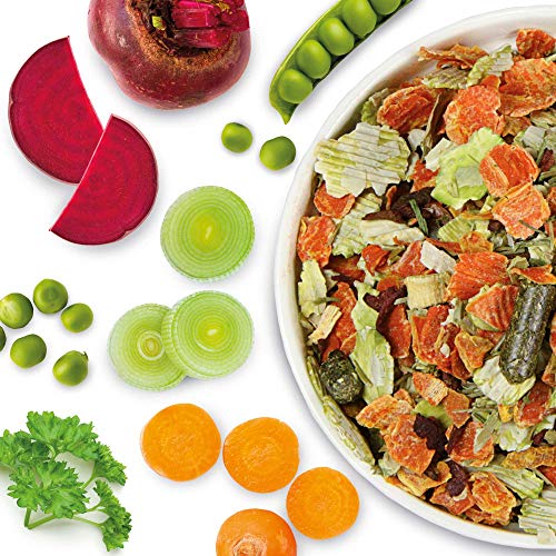 Schecker Ergänzungsfuttermittel - Gemüsegarten Mix - getreidefrei - glutenfrei - vegetarisch - vegan - veggi - Gemüseflocken 1 kg
