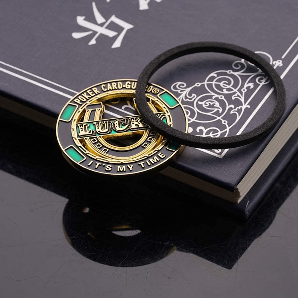 Amazon | ゴールドプレートコイン 記念コイン クラブゲーム ポーカーチップ カードガードプロテクト 全６種 - スタイル2 | カジノチップ  | おもちゃ