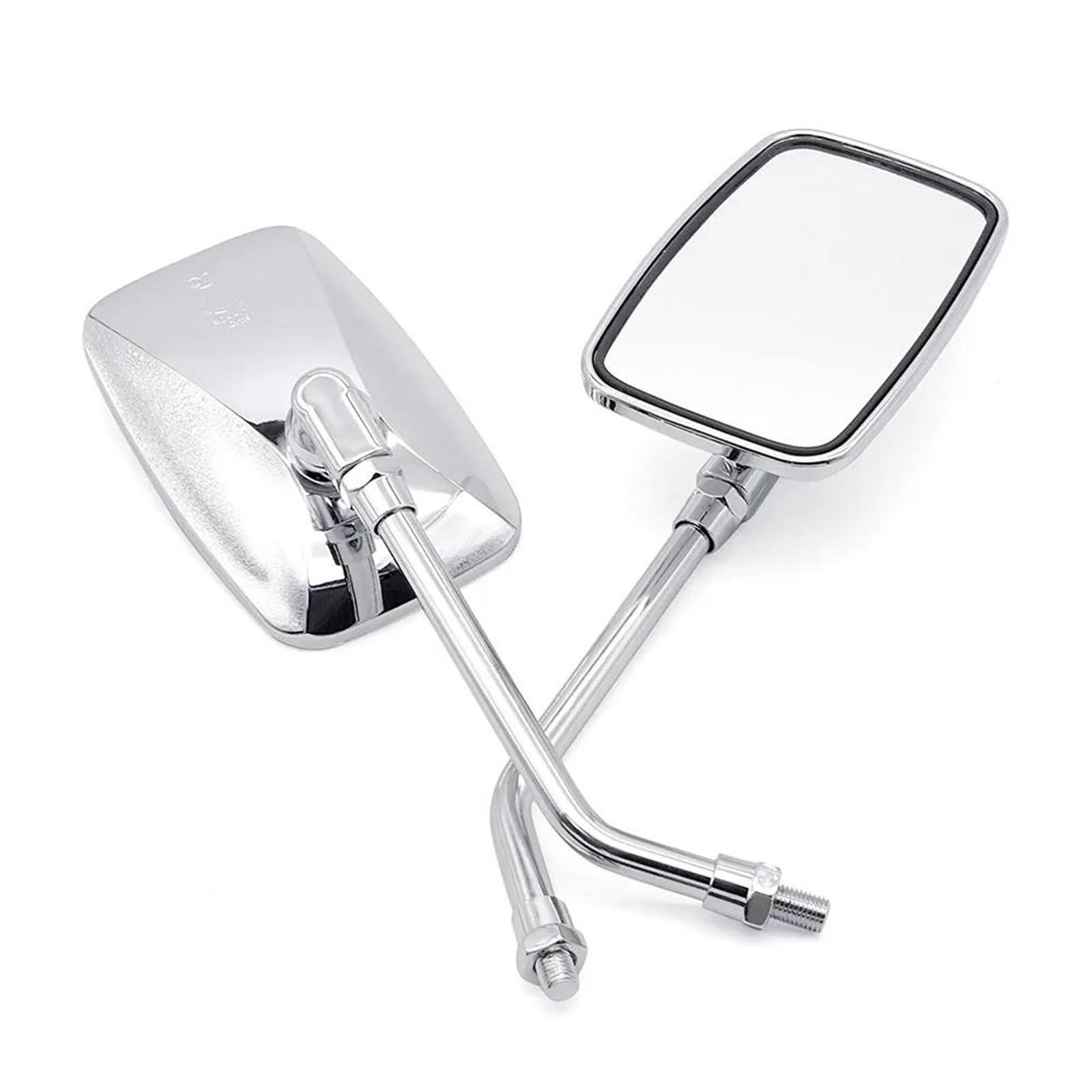 Espejo retrovisor de motocicleta redondo cromado 10mm para scooter CB 650 900