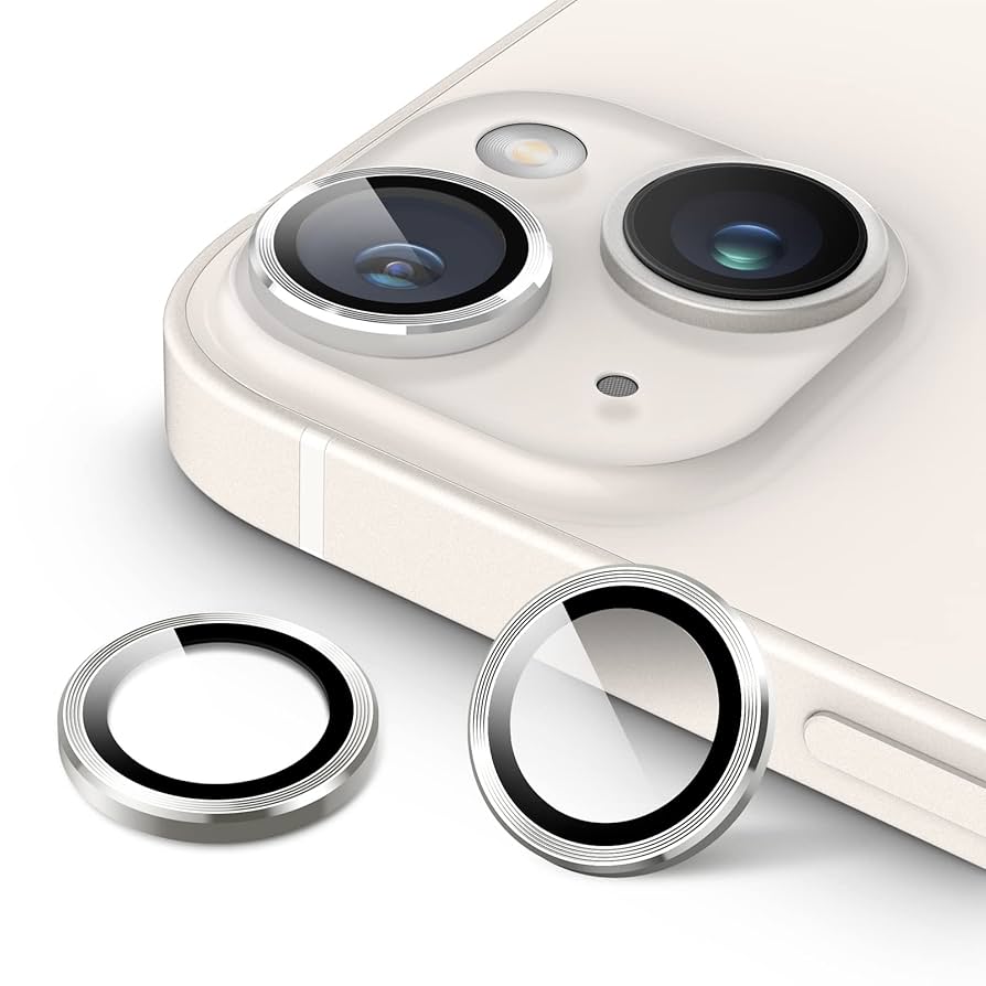 iPhone14 256GB スターライト　フィルム　レンズカバー　ケース付き Amazon.co.jp: JETech カメラレンズフィルム iPhone 14 6.1