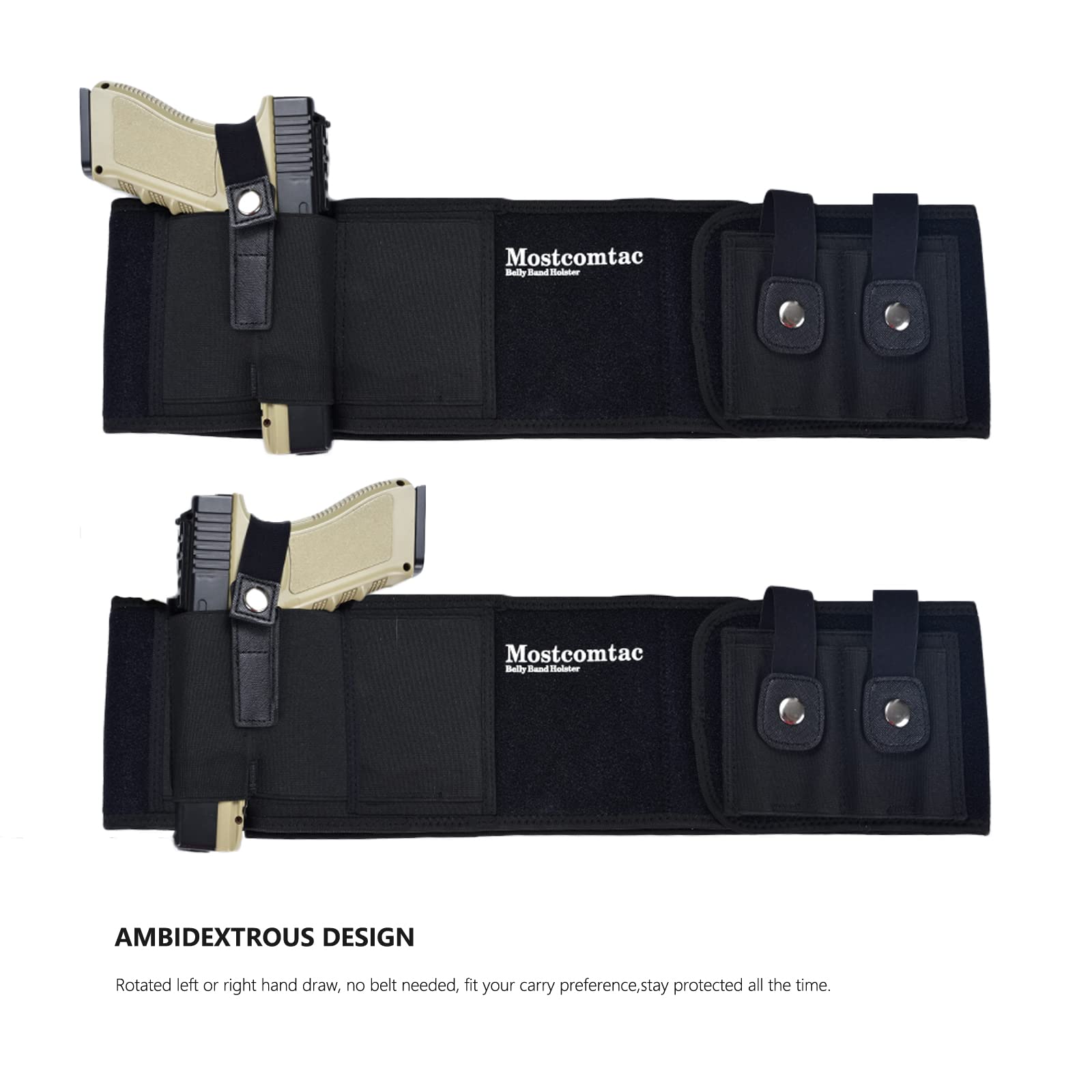 Belly Band Holster for Concealed Carry Gun Holsters for