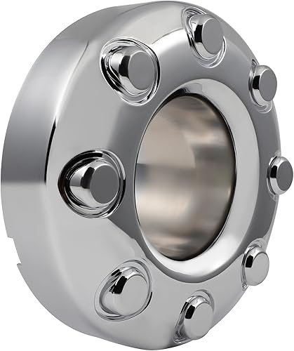 Miniatura 7 de OCPTY Paquete de 4 tapas de cubo central cromadas plateadas, repuesto para ruedas de acero OEM, 4 tapas centrales plateadas