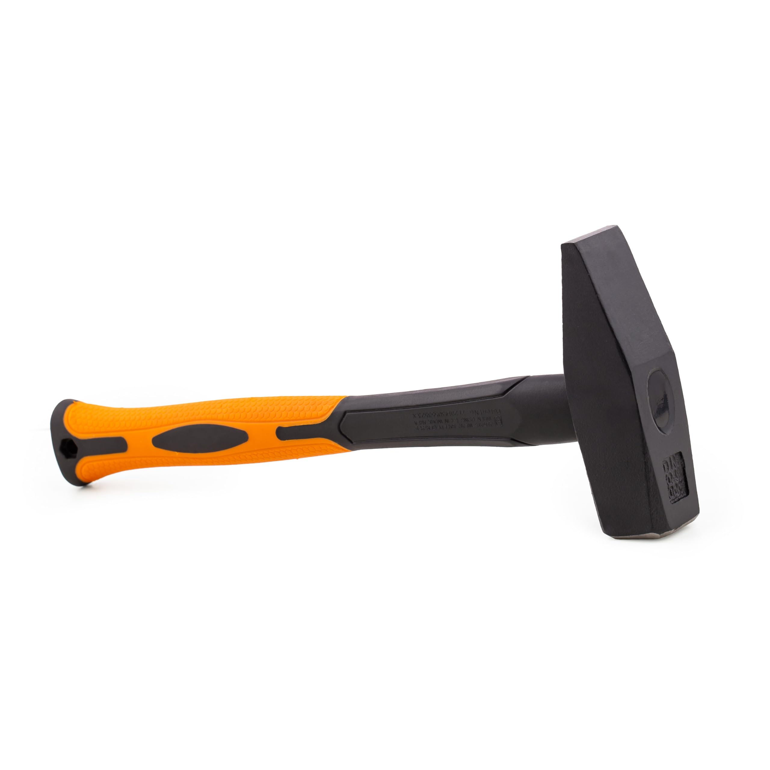 Mivos Engineer's Hammer 1000 g with Fibreglass Handle - Engineer's Hammer with Forged Hammer Head - Tool for Locksmith - 1000 g Engineer's Hammer - DIN 1041