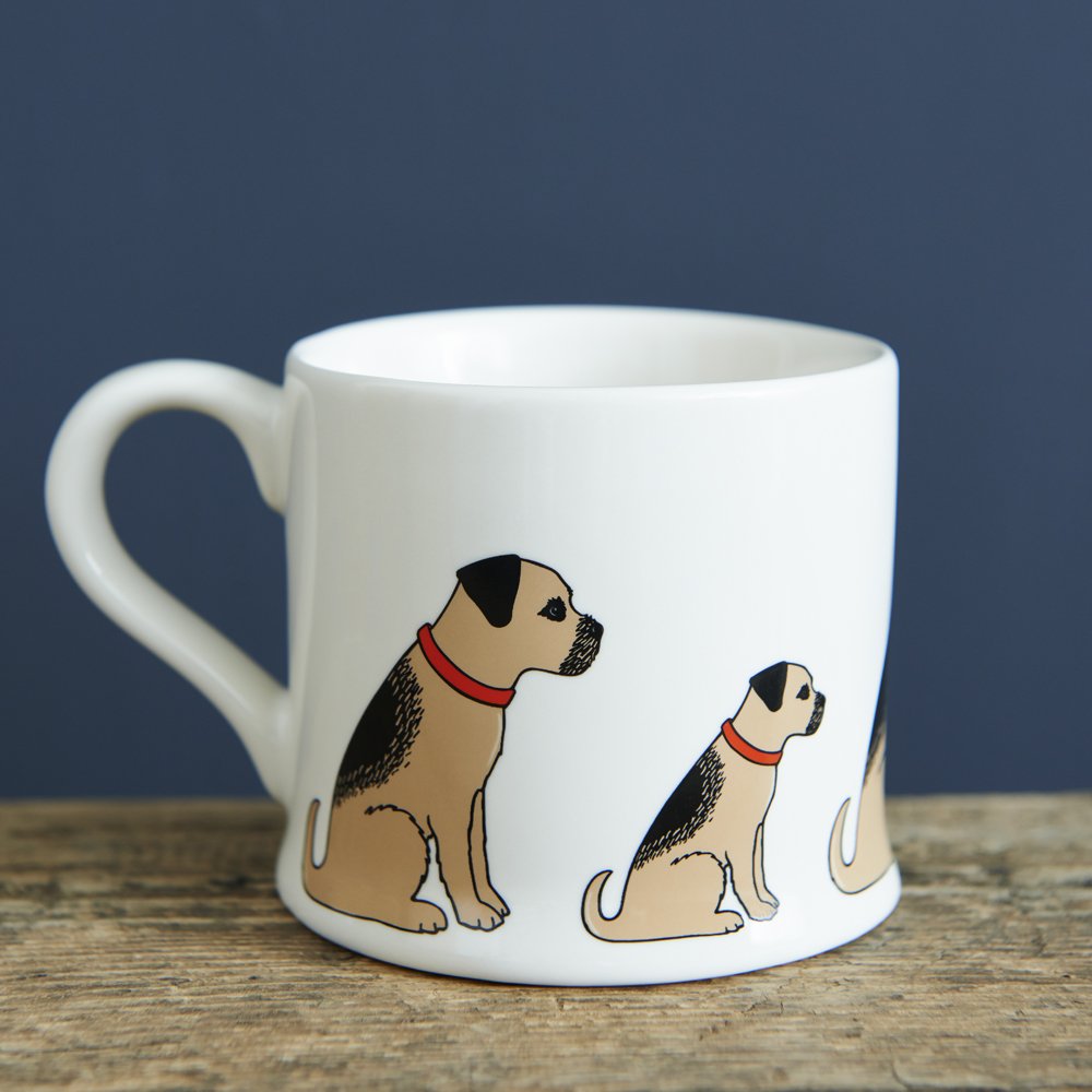 Sweet William White Border Terrier Mug By