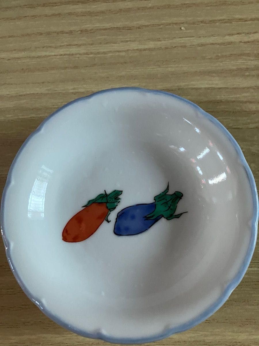 Amazon | 有田焼 野菜の絵付けがかわいい小皿5個セット 和食器 | ノー