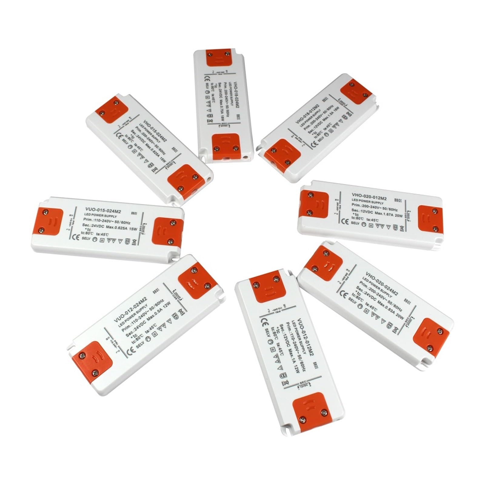 Sterownik LED, Transformator oświetleniowy DC 12V 24V Ultracienki zasilacz LED 6W 15W 20W 30W 40W 50W 60W Sterownik AC180-260V do taśm LED(60W)