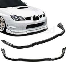 GTSpeed Made for 06-07 Subaru Impreza WRX STi CS2 Style Front PU Bumper Add on Lip - coolthings.us