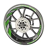 Obtenez un look unique et adapté à votre moto : couvre l'ensemble de la jante