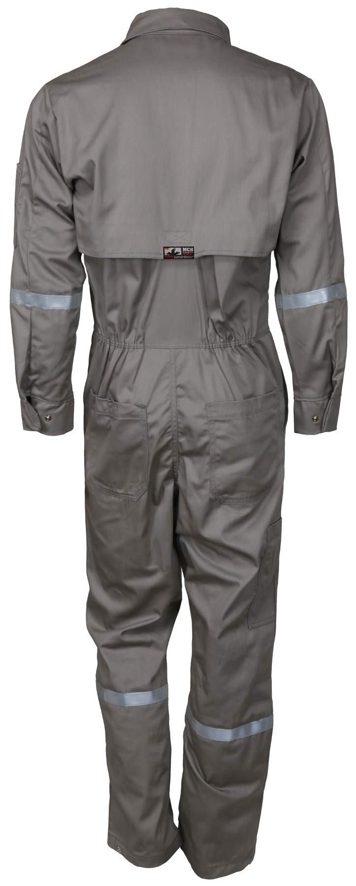 MCR Safety - Flame Resistant Coverall Gray Long Sleeve Coverall (SBC201158T)