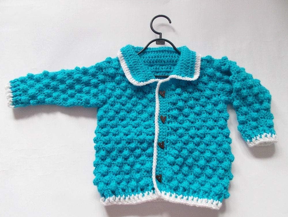 Crochet Baby Cardigan, Baby Cardigan, Blue Baby Sweater, Newborn, Crochet Baby, Crochet Baby Clothing