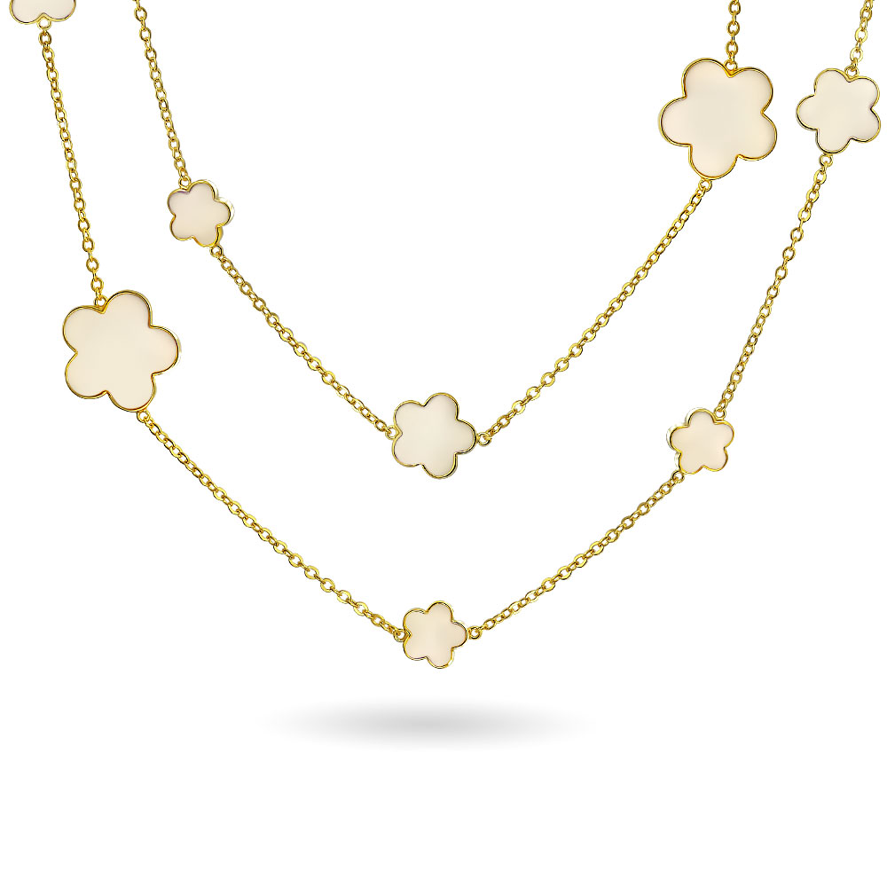 Collier Câble Imposant BI&JOU Paris - Pendentif Spirale En émail Rose-crème, Chaîne 42+6 Cm, NEUF Avec étiquette