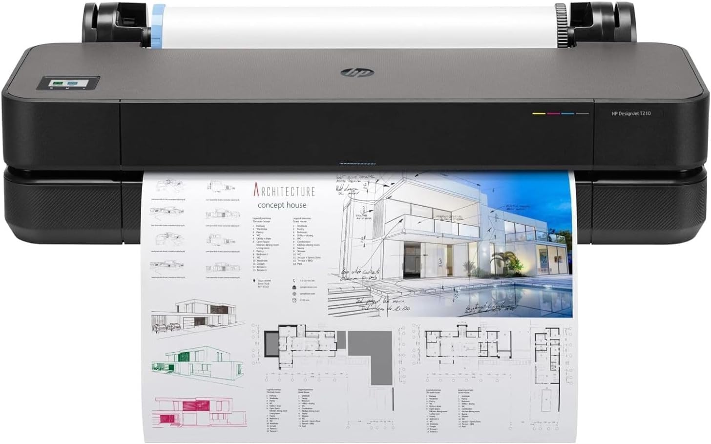 Impressora HP DesignJet T210 de 24 polegadas