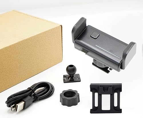 Miniatura 7 de Soporte para teléfono compatible con Mazda CX-5 2025-2017 con sujeción automática, rotación de 360° CX5 soporte de teléfono eléctrico para automóvil