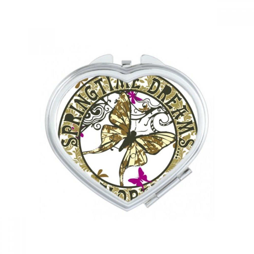 Miroir compact cerf-volant chinois papillon idéal pour vos retouches maquillage