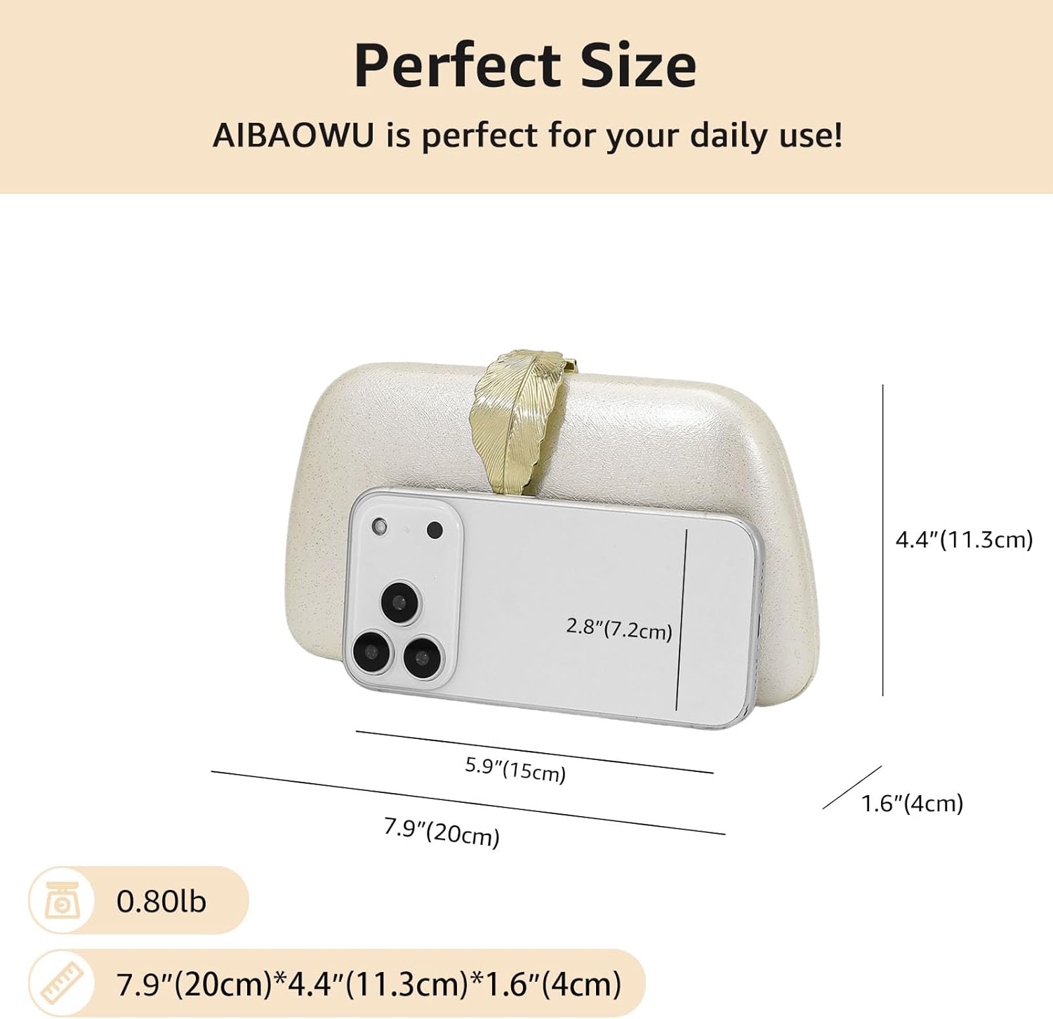 Evening Clutch Purses for Women Formal Evening Bag for Wedding Clutch Shoulder Bag Cocktail Party - Image 6