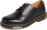 Dr. Martens 1461 PW Unisex Adults Derby Shoes,Black (Black Smooth),7 UK (41 EU) - 3