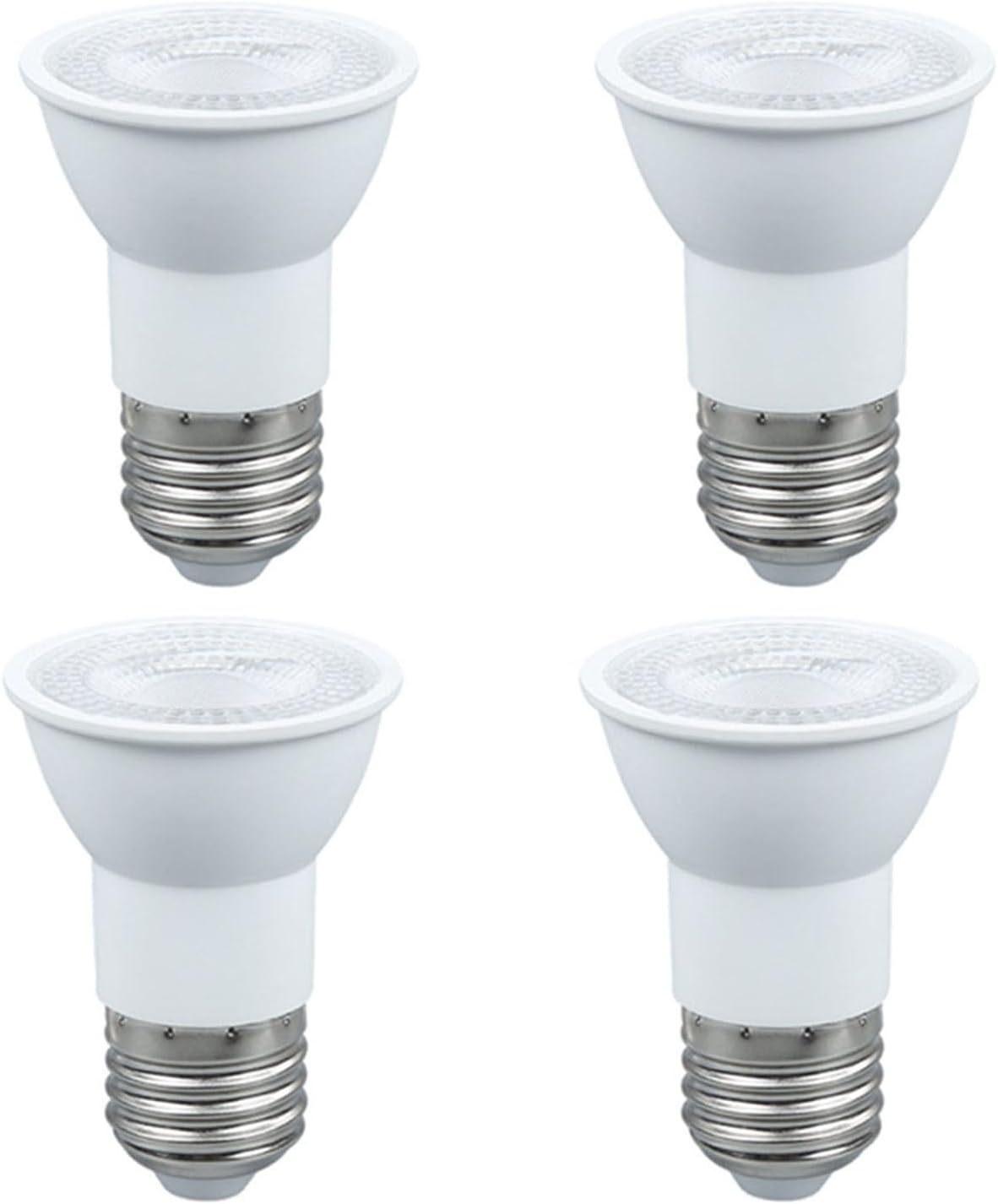 4 Pack PAR16 LED Flood Light Bulb 5.5W 50 Watt Equivalent 500 Lumens Dimmable E26 5000K Daylight LED Flood Light Bulbs for Security Led Spotlight Indoor Led Recessed Light Bulbs