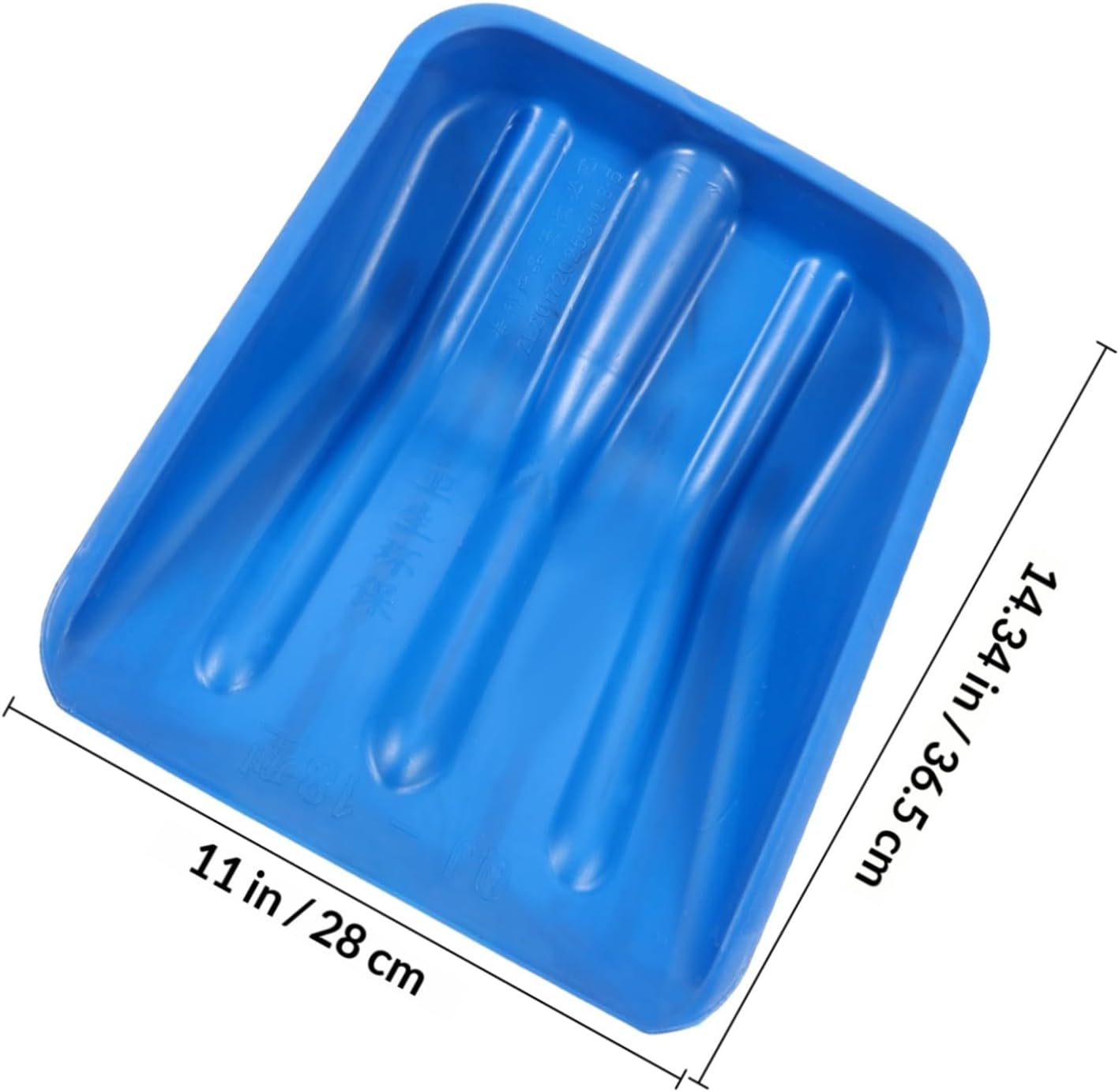 Snow Shovel Head Replacement Blue Plastic for Ice Removal image 2