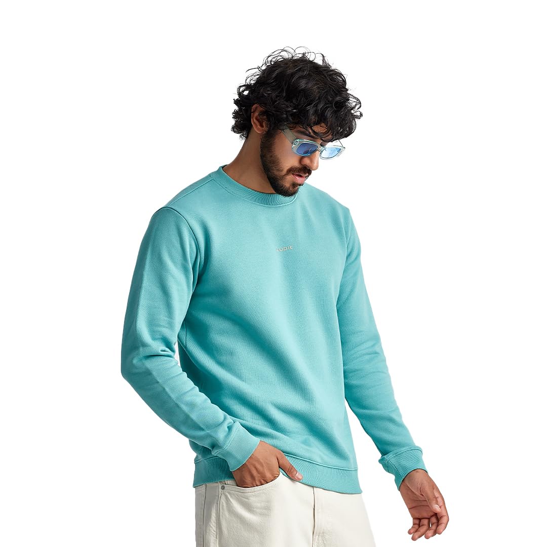 WillMill Collection ‘Evoke S’ - 100% French Terry Cotton 320GSM Comfortable, Fleece Lined, Relaxed Fit Sweatshirt for Men - Winter Essential-image-5