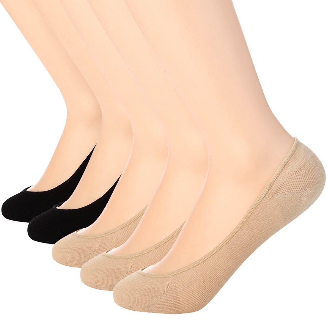 Ultra Low Cut Liner Socks Women No Show Non Slip Hidden Invisible for Flats Boat Summer