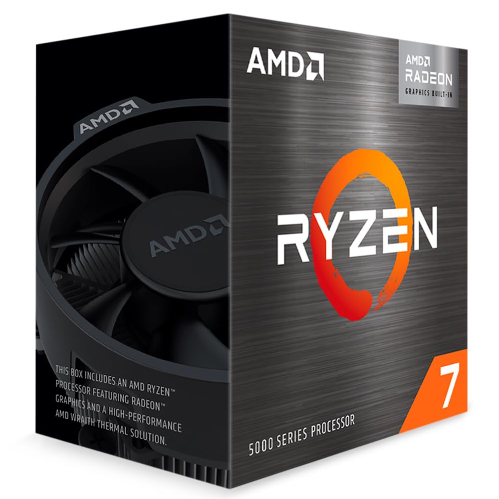 AMD Procesador Ryzen 7 5700G Radeon Graphics, Socket AM4, 4.60GHz, 8 Núcleos, 16MB Caché - Incluye Disipador + 2 Memorias USB Lucky Owl Metalica 2.0.