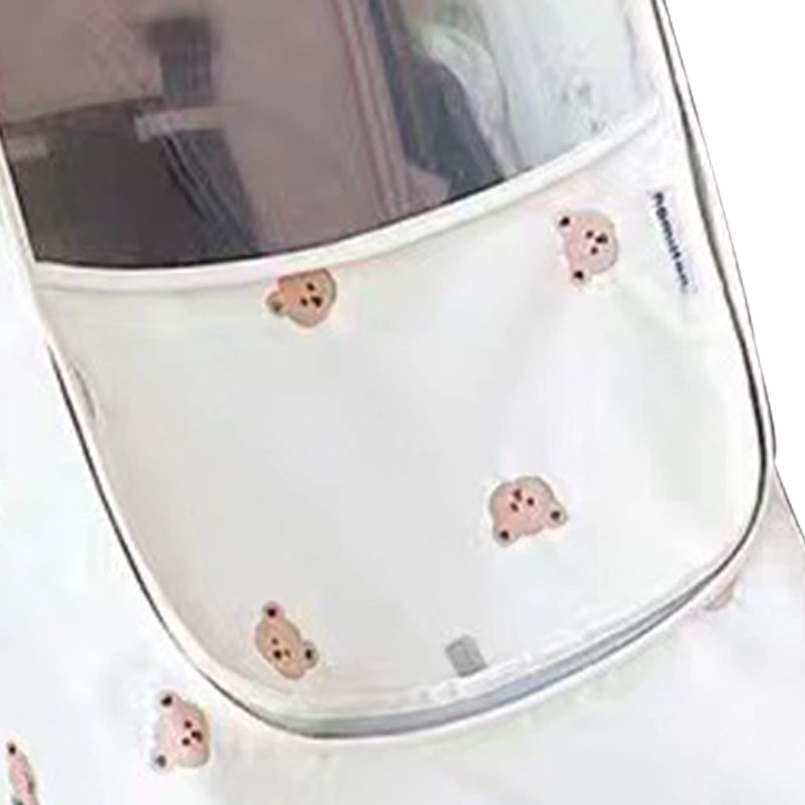 Amazon | かわいいベビーカーカバー クマ柄 防水ベビーカーレイン 