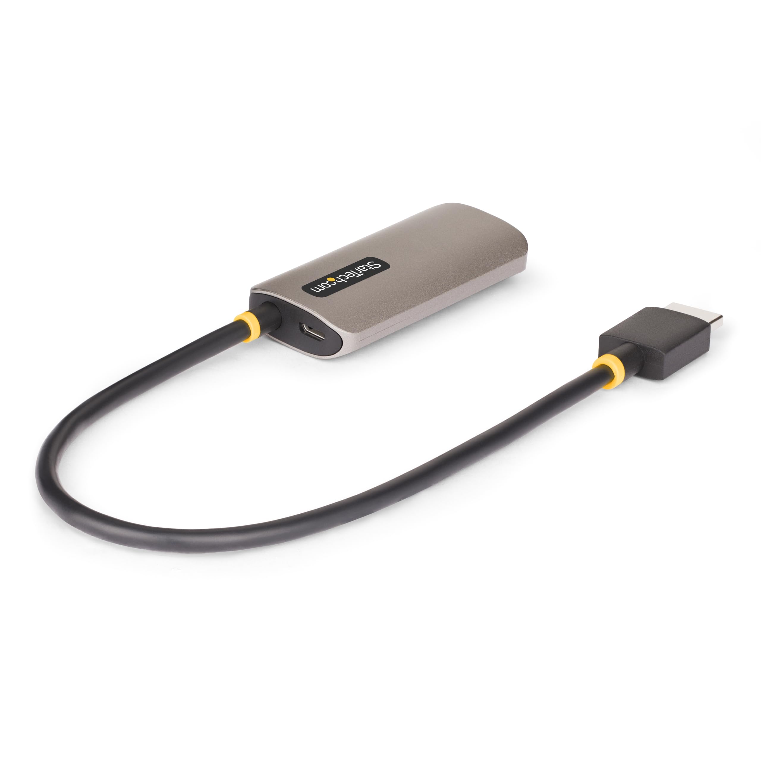 StarTech.com 1ft/30cm HDMI to DisplayPort Adapter Cable, 8K 60Hz, Active HDMI 2.1 to DP 1.4 Video Converter, USB Bus Powered - Image 2