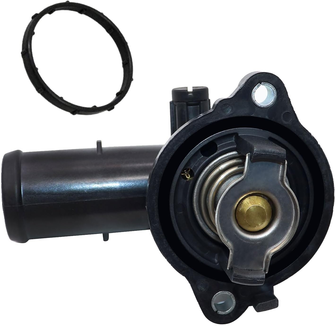 NLQR Thermostat Housing Assembly Compatible with Maserati Ghibli Levante Quattroporte 2014-2021 Replace 323056 330424