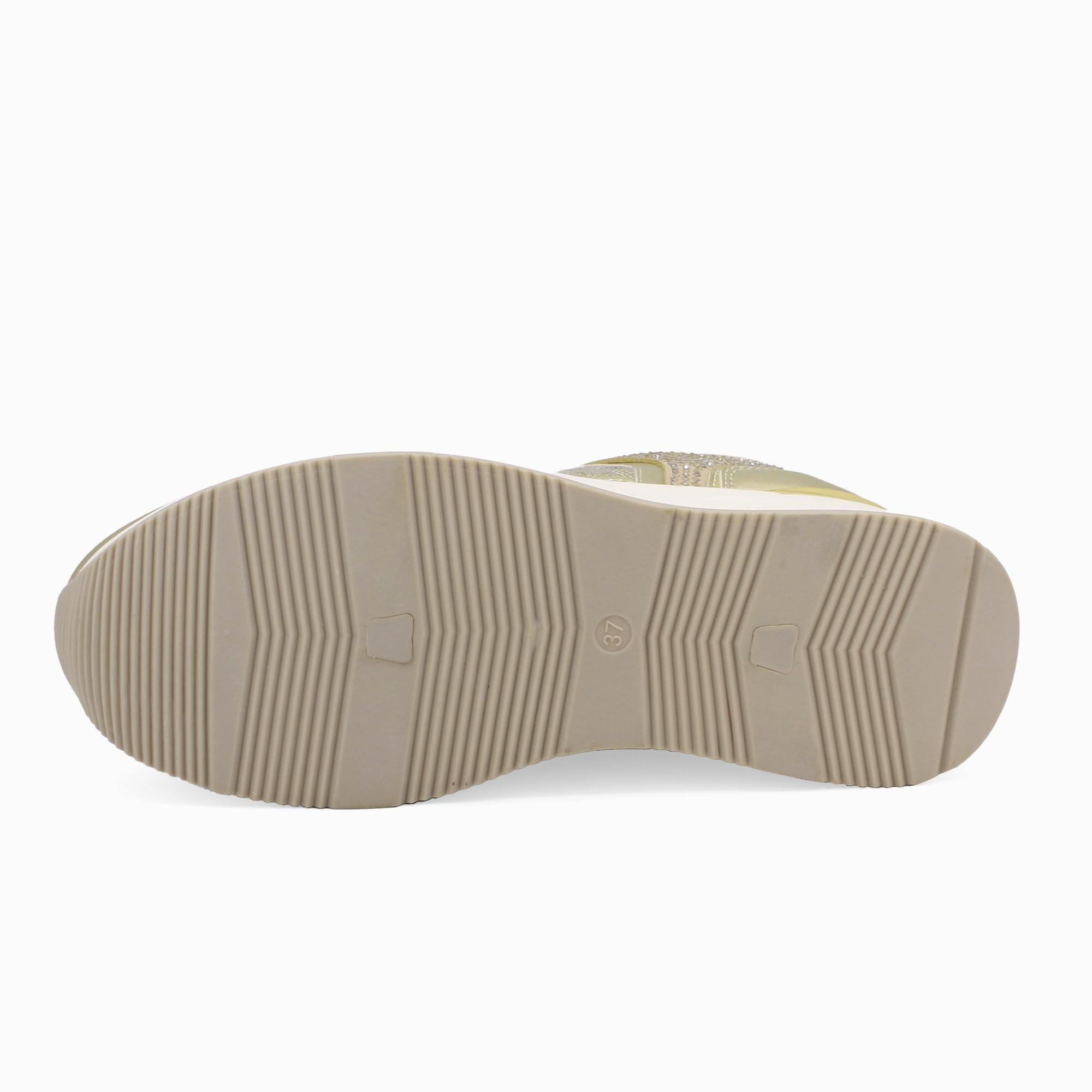 JOMIX Scarpe da Ginnastica Donna con Zeppa Sneakers Eleganti con Cerniera Laterale e Suola Spessa Comode per Camminata Quotidiana