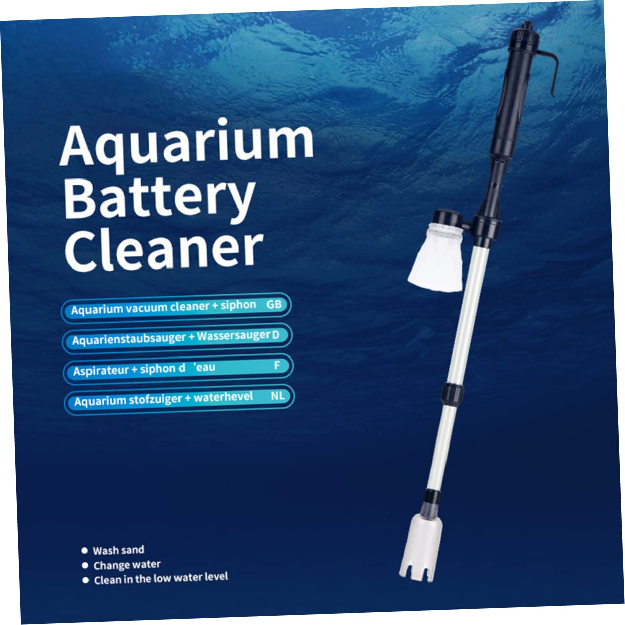 GALPADA 1pc Fish Tank Water Changer Small Cleaning Aquarium Water Tank Cleaner Tanks Automatic Convenient Water Changer Simple Water Changer Fish Tank Clean Tool Water Changing Tool