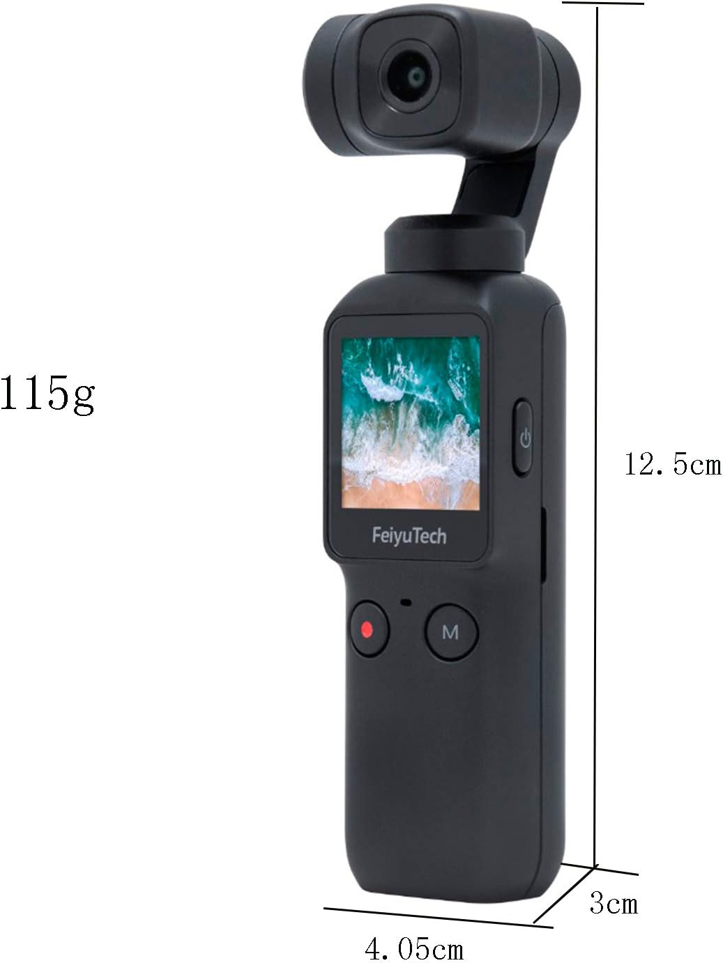 Lіmіtеd Dіѕсоunt Feiyutech Pocket Camera 3-Axis Handheld Gimbal Camera Stabilizer 4K HD Built-in Wi-Fi Control 120° Wide Angle Smart Track
