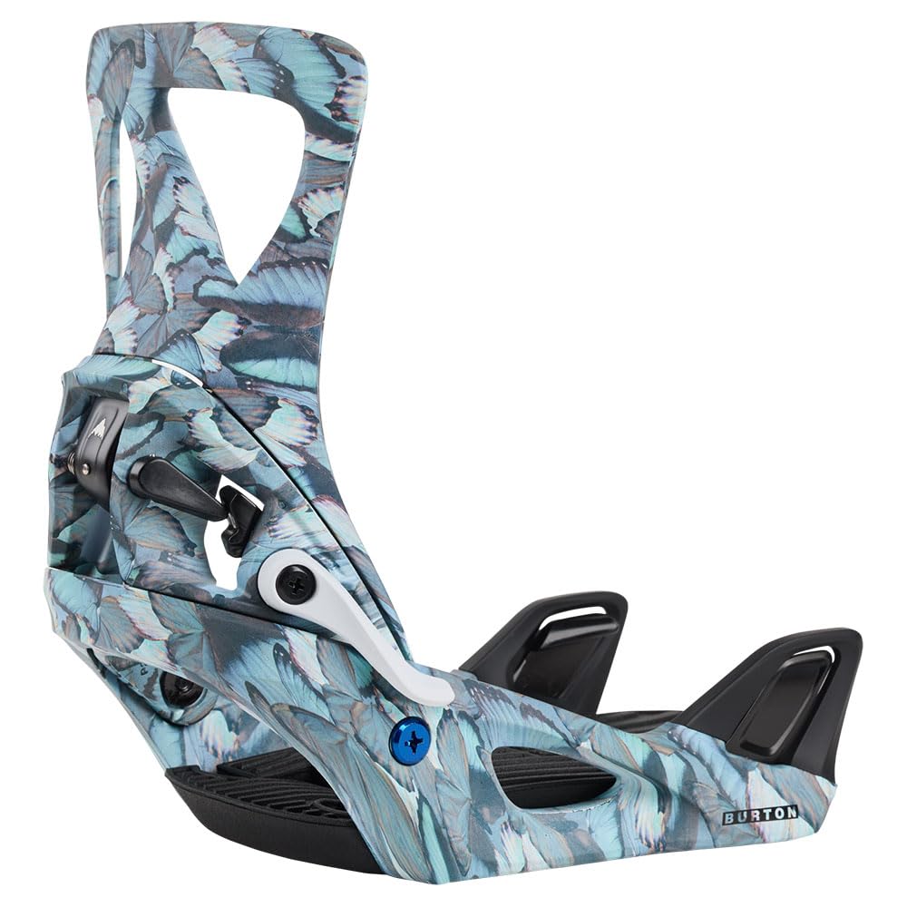 Burton - Fissaggio da snowboard Step on Blue Butterflies Donna - Donna - Blu