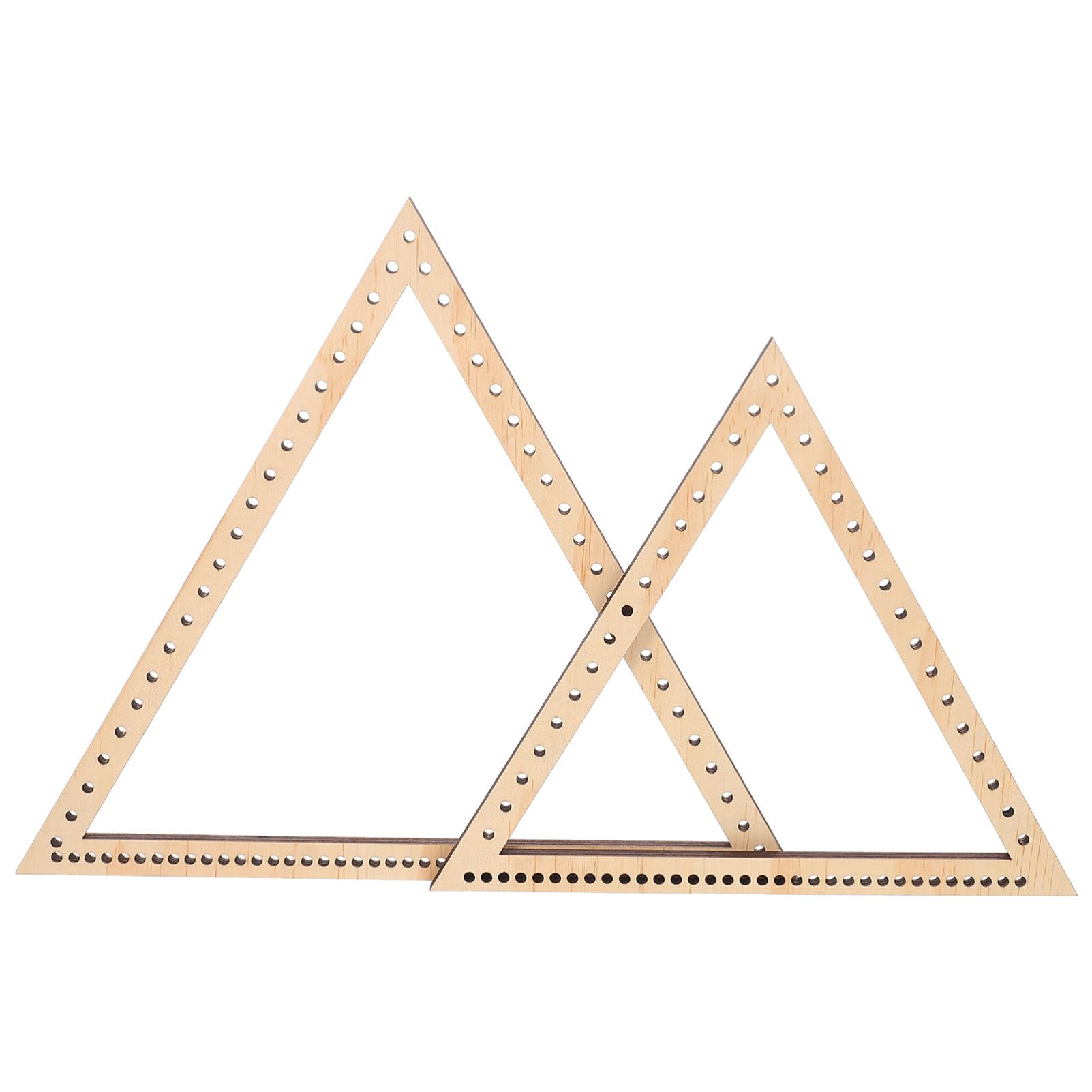 Gogogmee Wooden Triangle Knitting Weaving Supplies Dream Catcher DIY Tool Unique Handmade Tapestry Knitting Tools