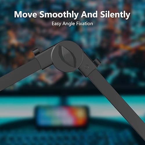 Miniatura 4 de Soporte de brazo para micrófono, suspensión de brazo de estudio, soporte de micrófono ajustable para HyperXShure SM7B y otros micrófonos, grabación
