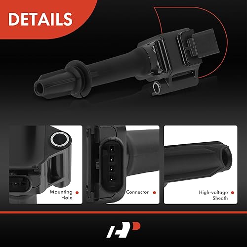 Miniatura 5 de A-Premium Paquetes de bobinas de encendido de motor compatibles con Buick Encore 2018 Chevrolet Cruze Malibu 2016-2018 Equinox GMC Terrain 2018 L4