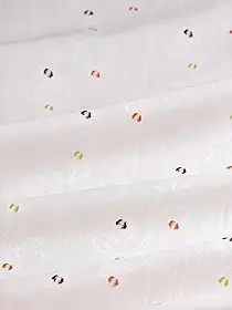 Luna Fairies Jacquard 160GSM, 110 cm de largura, tecido macio para bebês por jarda (rosa)