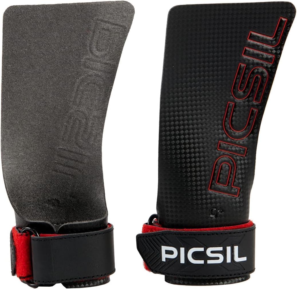 RX Grips | Synthetic Workout & Gymnastics Grips | Ultra-Resistant Carbon Fibre for Cross Training | Helps Prevent Tears & Blisters | Carbon Fibre Material | Use wiht Chalk |
