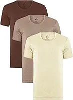 Kit 3 Camisetas Algodão Egipcio Slim Fit Básico