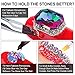 MOPRETTY Super Sticky 8ml x 2 Rhinestone Glue Adhesive Builder Tip Manicure Nail Art Decoration Clear UV Gel With 1 Painting Pen 1 wood stick 1 Tweezer (UV Light Cure Needed)