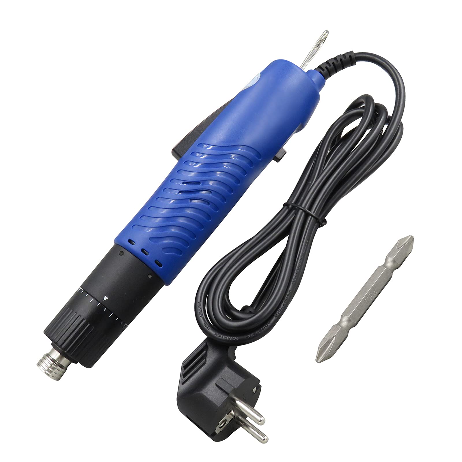 AC 220V Electric Screwdriver Handheld Corded Electric Screw Driver Adjustable Torque 1 4-In Screw Bit Diameter Repair Tool