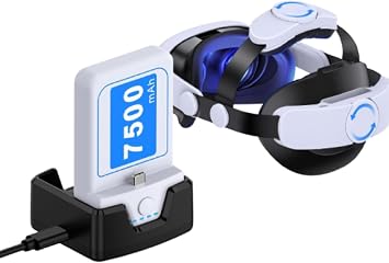 Head Strap for Quest 2/Quest 3, Comfort Head Strap for Elite Strap Replacement with Adjustable Hinge, Double Knobs, Soft Cushion, Enhanced Balance and Comfort, Reduces Head Pressure