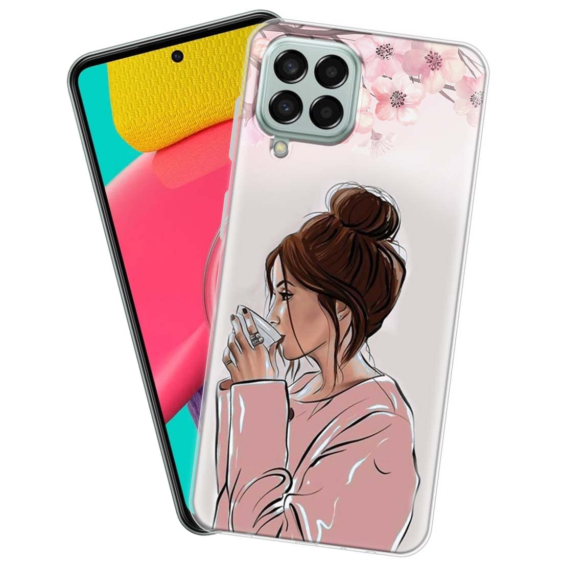 Fashionury Silicone Designer Printed Back Case Cover for Samsung Galaxy M53 5G-D0052 (B09YTP1PCN) Amazon Price History, Amazon Price Tracker