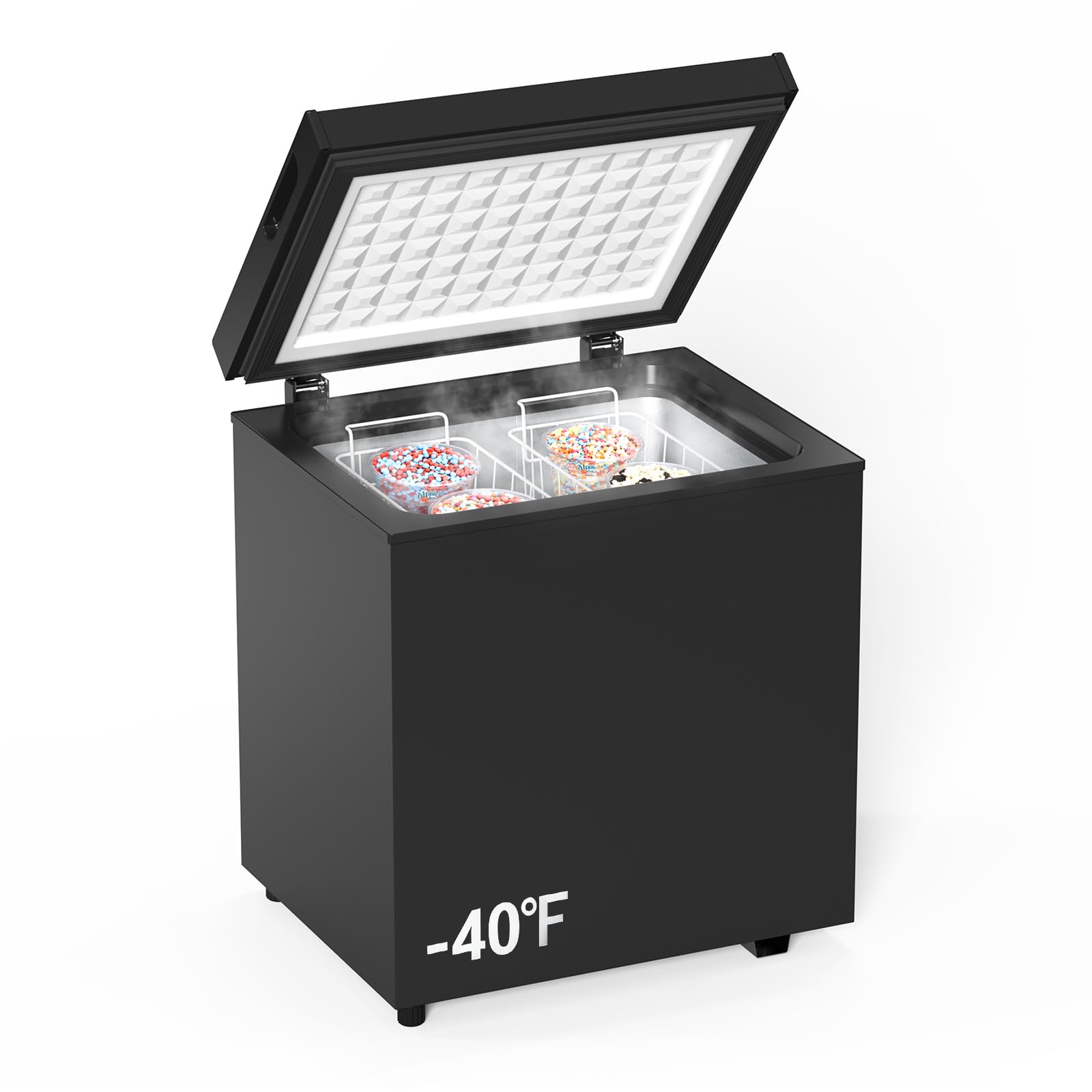ADT 1.8 cu ft Chest Freezer Black